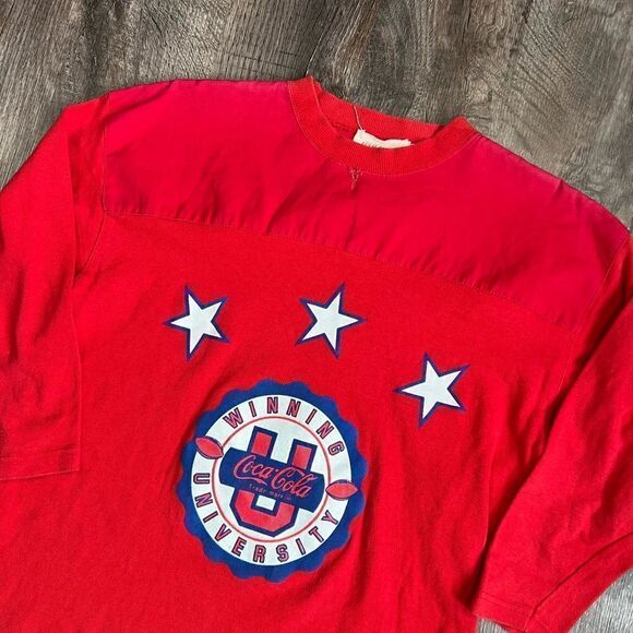 Vintage Coca Cola University Long Sleeve Shirt - Picture 7 of 10
